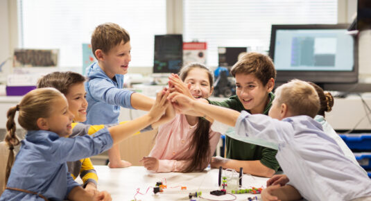 kinderen high five